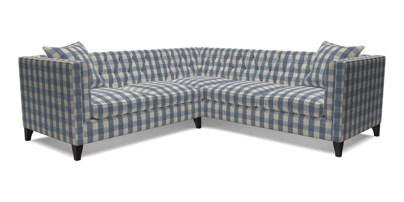 Haresfield Corner Sofa in Two Tone Plain Biscuit