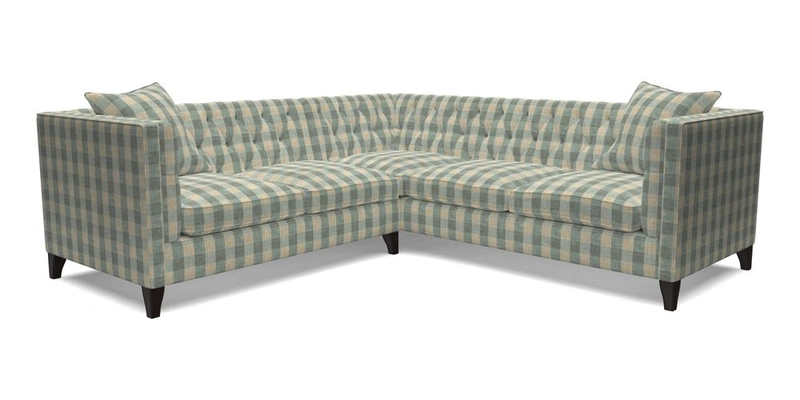 Haresfield Corner Sofa in Two Tone Plain Biscuit