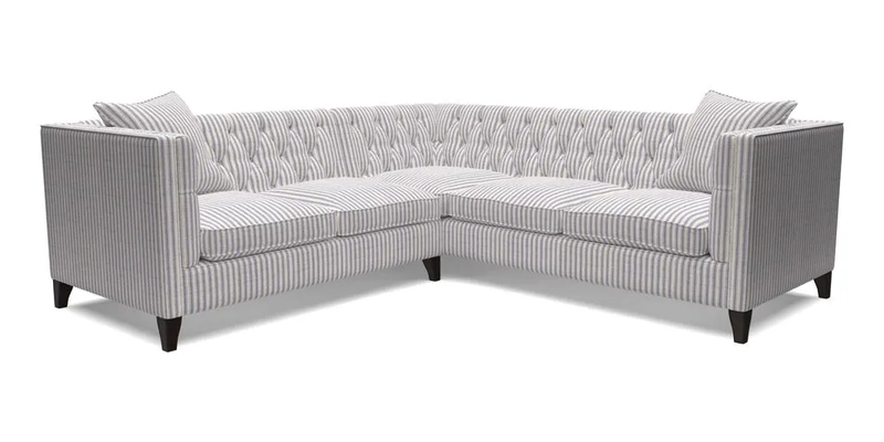 Haresfield Corner Sofa in Two Tone Plain Biscuit