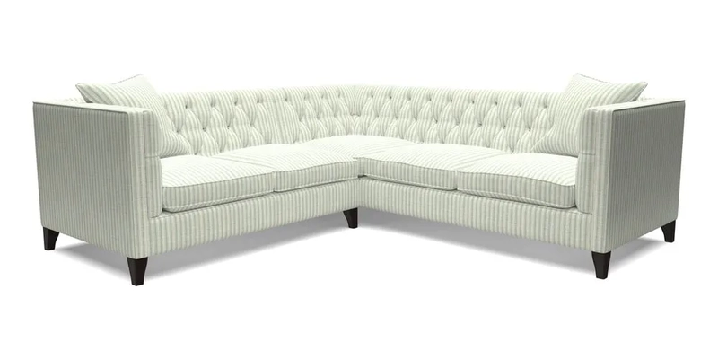 Haresfield Corner Sofa in Two Tone Plain Biscuit