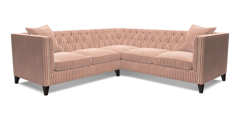Haresfield Corner Sofa in Two Tone Plain Biscuit