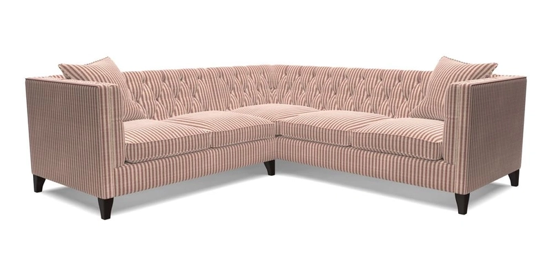 Haresfield Corner Sofa in Two Tone Plain Biscuit