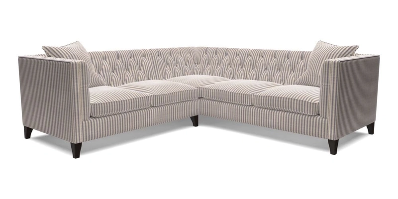 Haresfield Corner Sofa in Two Tone Plain Biscuit