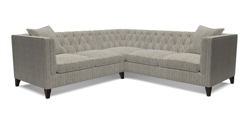 Haresfield Corner Sofa in Two Tone Plain Biscuit