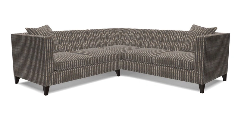 Haresfield Corner Sofa in Two Tone Plain Biscuit