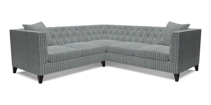 Haresfield Corner Sofa in Two Tone Plain Biscuit