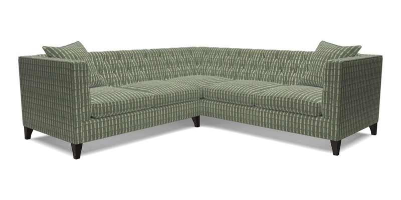 Haresfield Corner Sofa in Two Tone Plain Biscuit