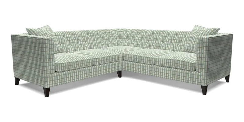 Haresfield Corner Sofa in Two Tone Plain Biscuit