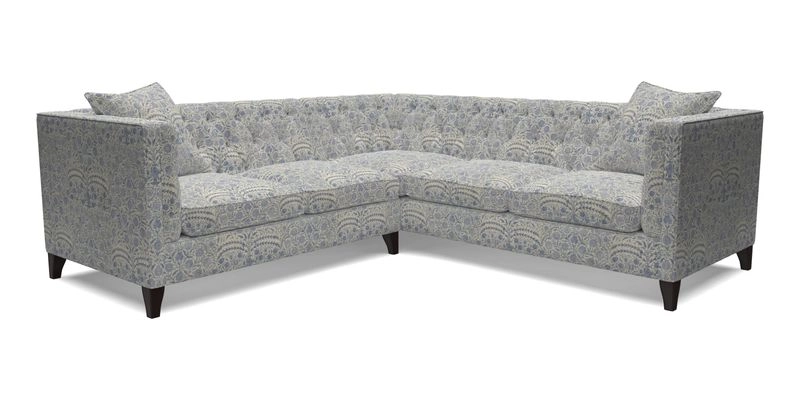 Haresfield Corner Sofa in Two Tone Plain Biscuit