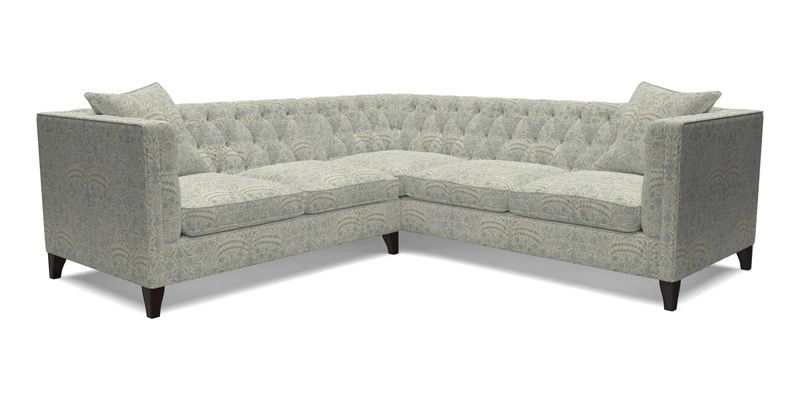 Haresfield Corner Sofa in Two Tone Plain Biscuit