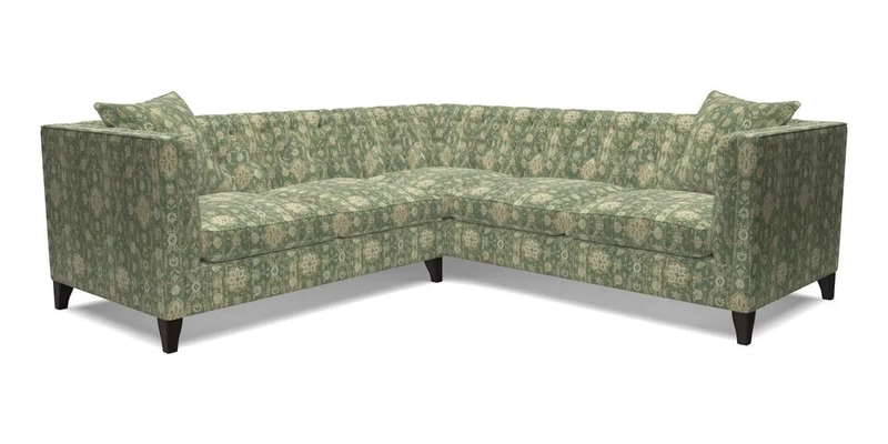 Haresfield Corner Sofa in Two Tone Plain Biscuit
