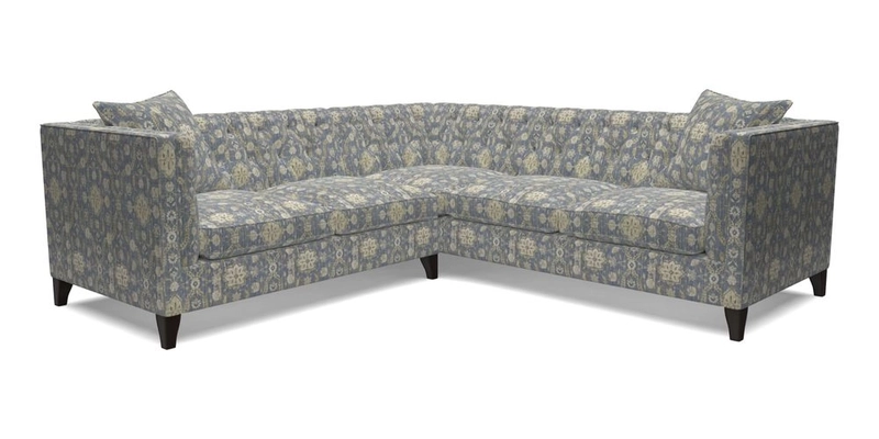 Haresfield Corner Sofa in Two Tone Plain Biscuit