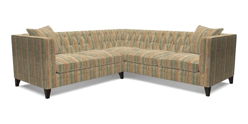 Haresfield Corner Sofa in Two Tone Plain Biscuit