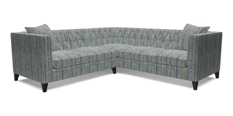 Haresfield Corner Sofa in Two Tone Plain Biscuit