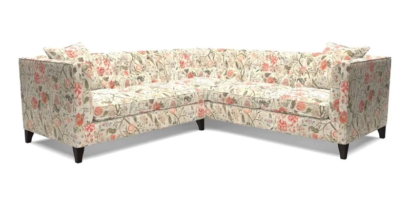 Haresfield Corner Sofa in Two Tone Plain Biscuit