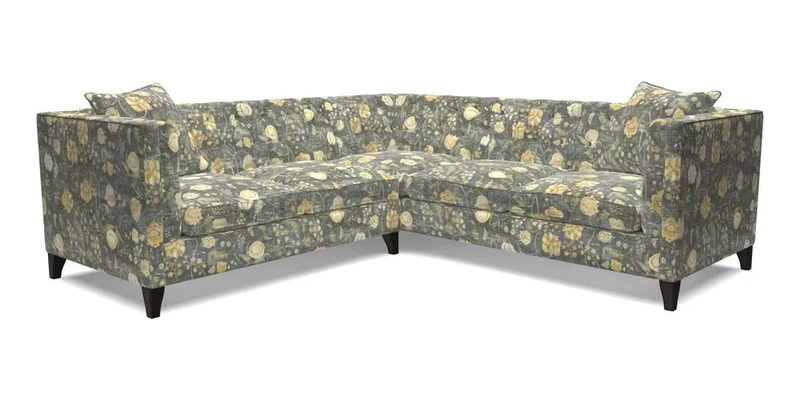 Haresfield Corner Sofa in Two Tone Plain Biscuit