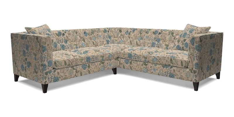 Haresfield Corner Sofa in Two Tone Plain Biscuit