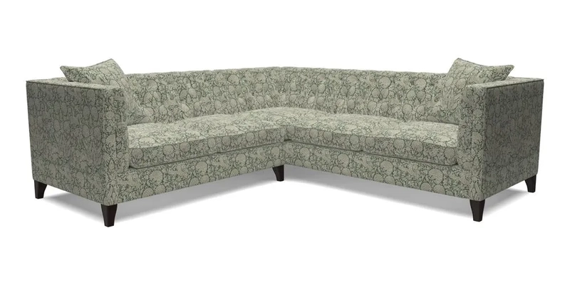 Haresfield Corner Sofa in Two Tone Plain Biscuit