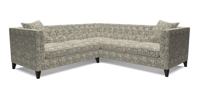 Haresfield Corner Sofa in Two Tone Plain Biscuit