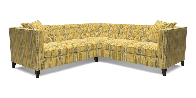 Haresfield Corner Sofa in Two Tone Plain Biscuit