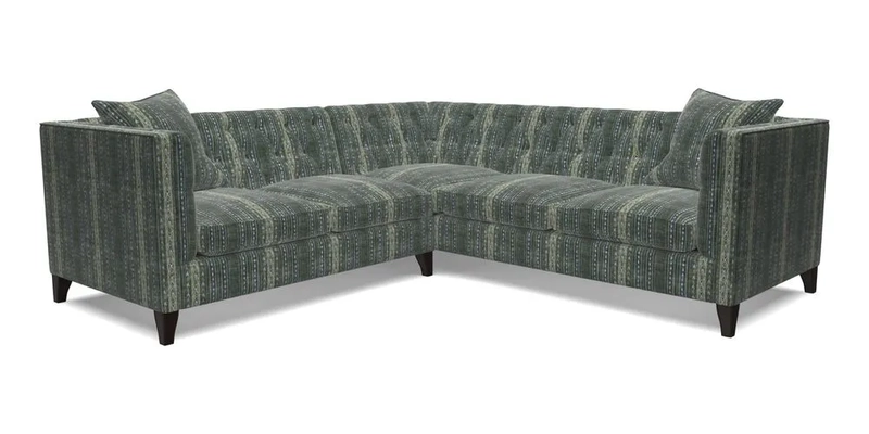 Haresfield Corner Sofa in Two Tone Plain Biscuit