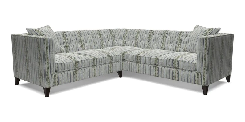 Haresfield Corner Sofa in Two Tone Plain Biscuit
