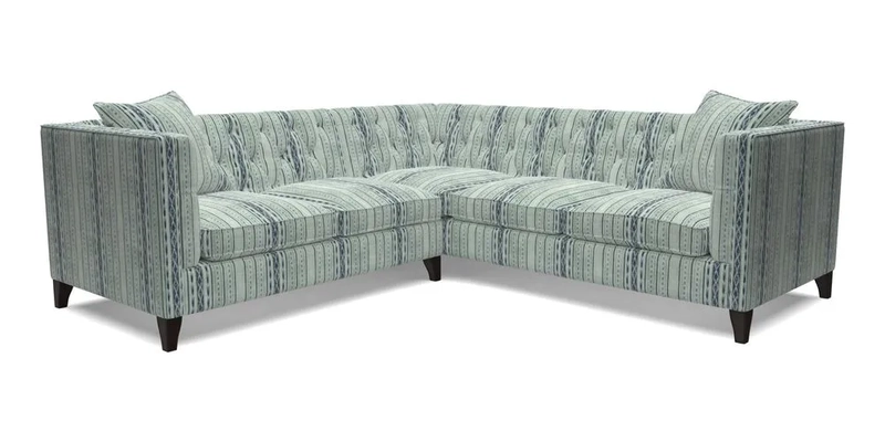 Haresfield Corner Sofa in Two Tone Plain Biscuit