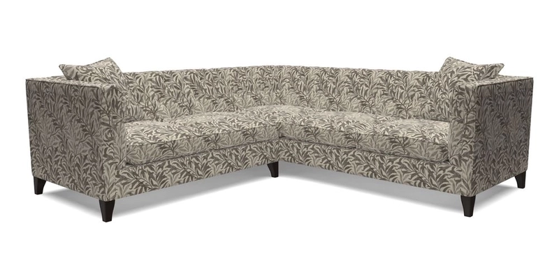 Haresfield Corner Sofa in Two Tone Plain Biscuit