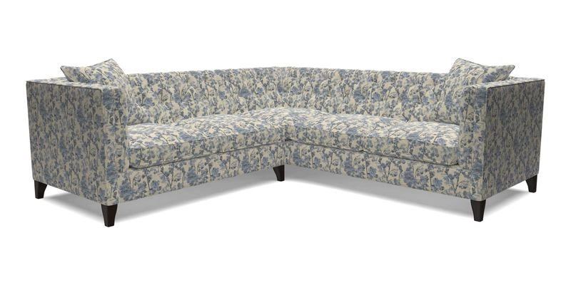 Haresfield Corner Sofa in Two Tone Plain Biscuit