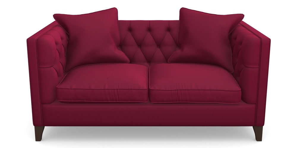 Product photograph of Haresfield 2 Seater Sofa In Clever Glossy Velvet - Chianti from Sofas and Stuff Limited