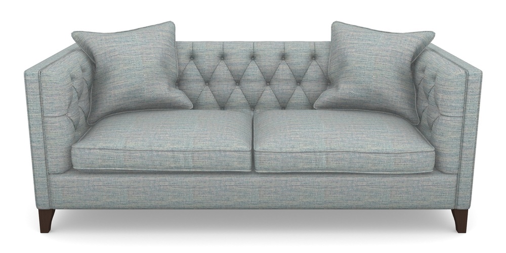 Product photograph of Haresfield 3 Seater Sofa In Basket Weave - Blue from Sofas and Stuff Limited
