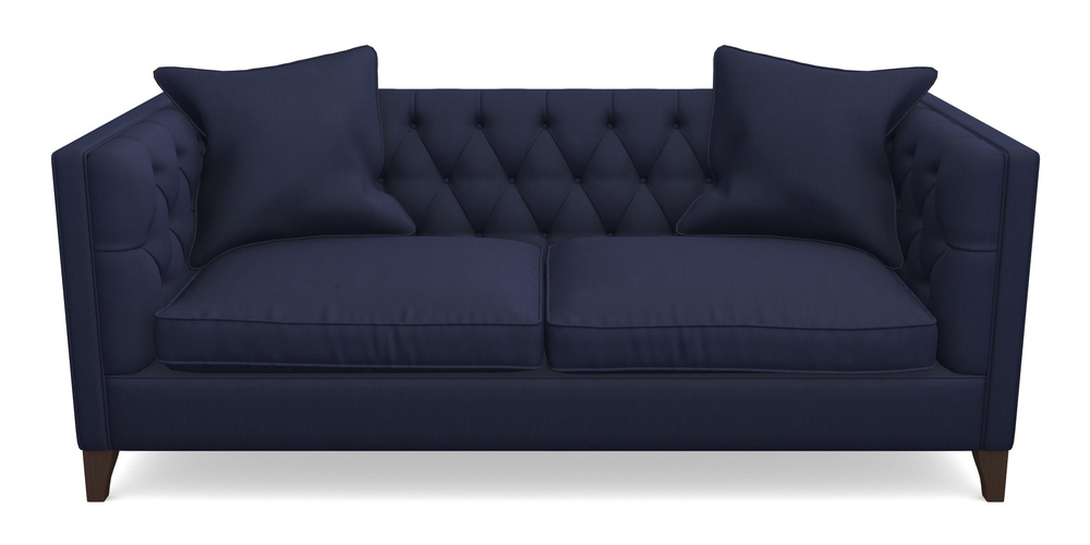 Product photograph of Haresfield 3 Seater Sofa In Clever Tough And Eco Velvet - Indigo from Sofas and Stuff Limited