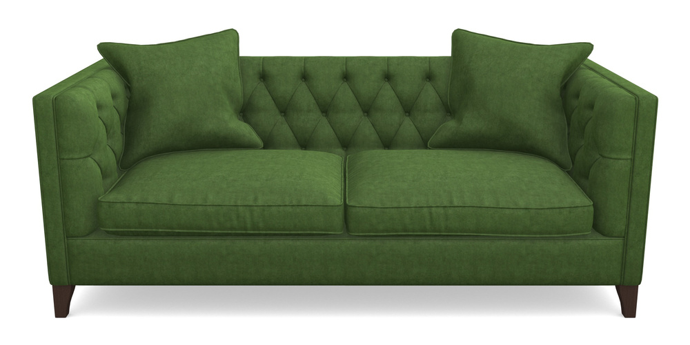 Product photograph of Haresfield 3 Seater Sofa In Clever Tough And Eco Velvet - Shamrock from Sofas and Stuff Limited