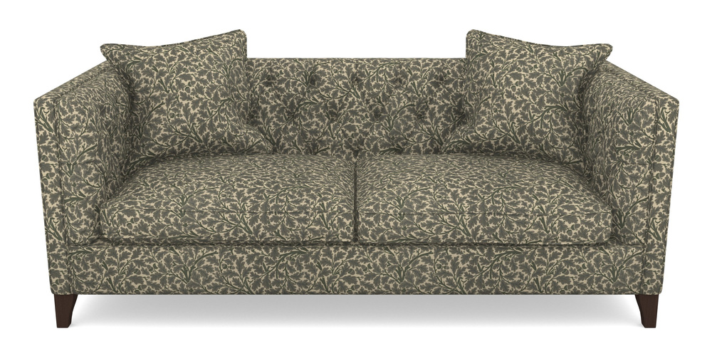 Product photograph of Haresfield 3 Seater Sofa In V A Drawn From Nature Collection - Oak Tree - Dark Green from Sofas and Stuff Limited