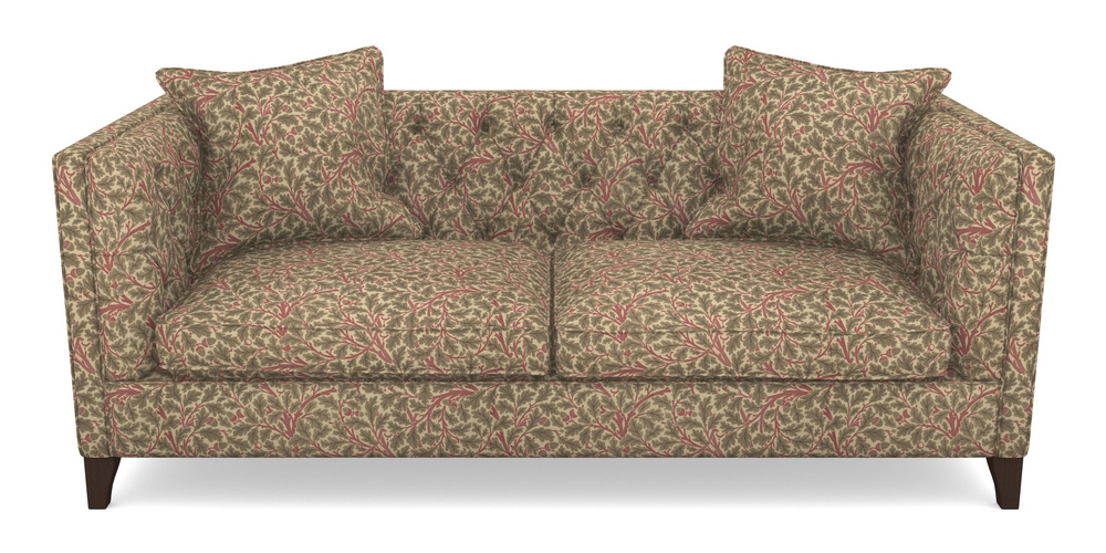 Product photograph of Haresfield 3 Seater Sofa In V A Drawn From Nature Collection - Oak Tree - Red from Sofas and Stuff Limited