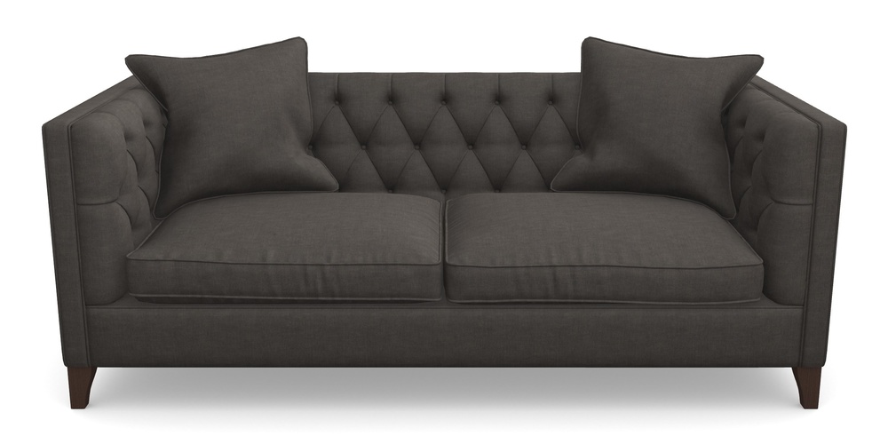 Product photograph of Haresfield 3 Seater Sofa In Super Soft Velvet - Mocha from Sofas and Stuff Limited