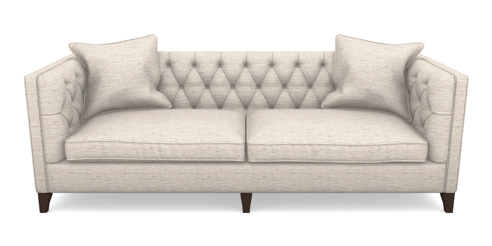 Product photograph of Haresfield 4 Seater Sofa In Aqua Clean Hove - Oatmeal from Sofas and Stuff Limited