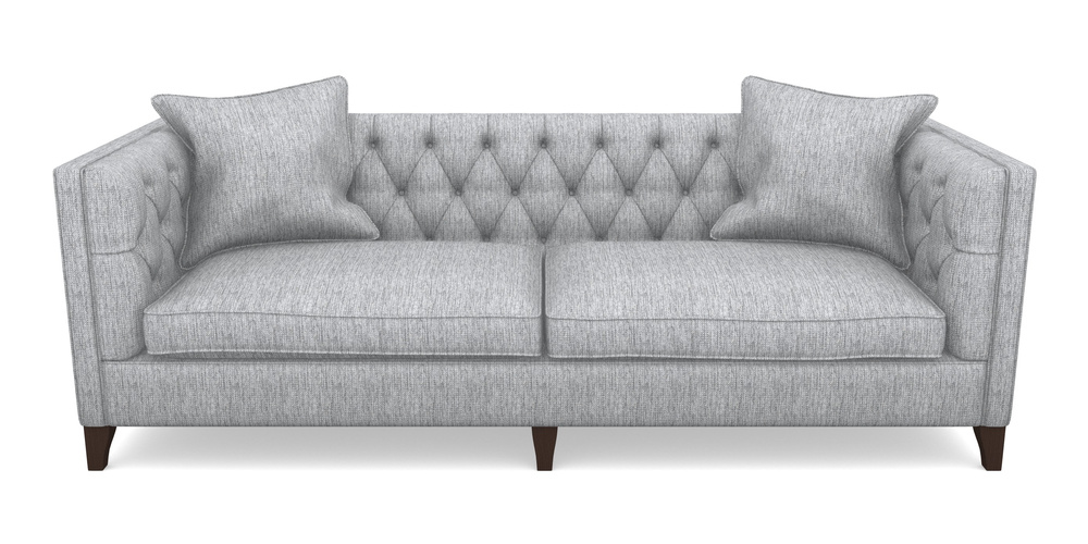 Product photograph of Haresfield 4 Seater Sofa In Aqua Clean Tenby - Silver from Sofas and Stuff Limited