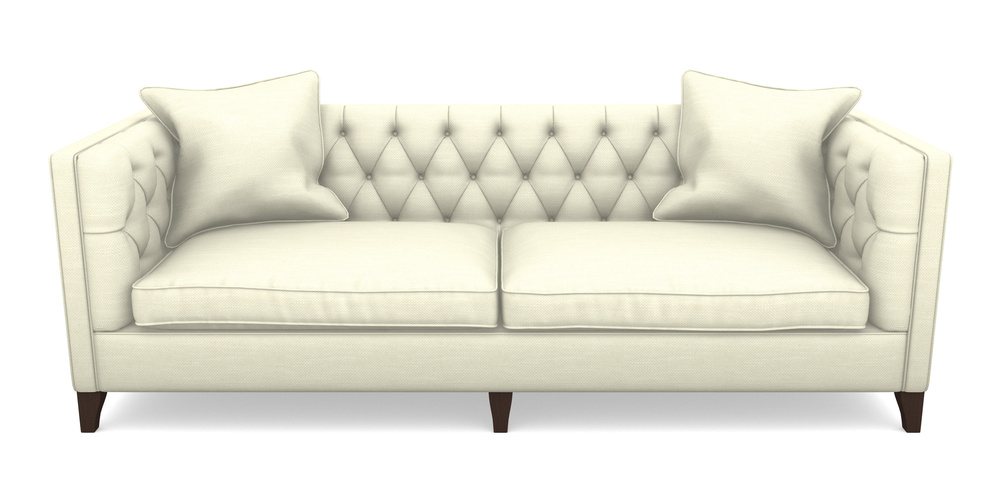 Product photograph of Haresfield 4 Seater Sofa In Basket Weave - Cream from Sofas and Stuff Limited
