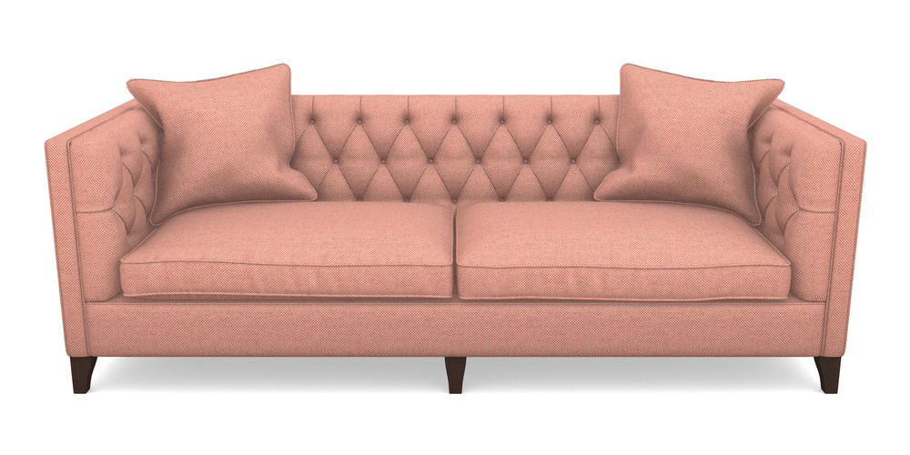 Product photograph of Haresfield 4 Seater Sofa In Basket Weave - Peony from Sofas and Stuff Limited