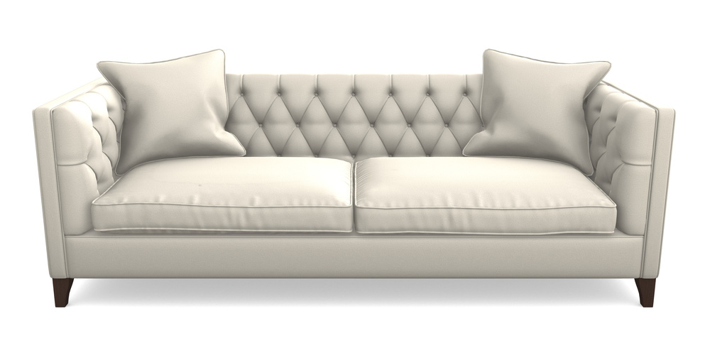 Product photograph of Haresfield 4 Seater Sofa In Clever Glossy Velvet - Vintage Lace from Sofas and Stuff Limited