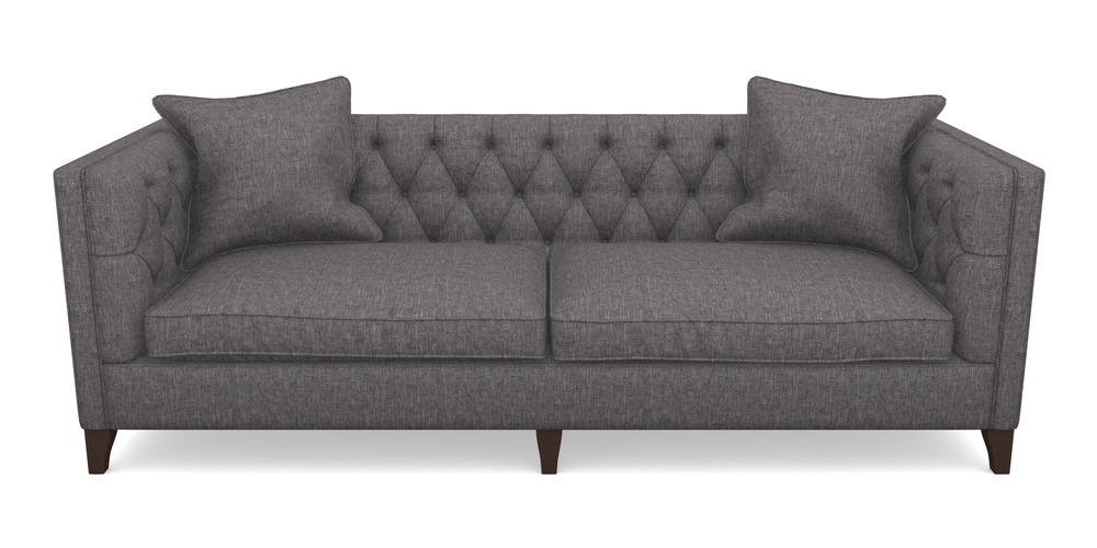 Product photograph of Haresfield 4 Seater Sofa In Easy Clean Plain - Ash from Sofas and Stuff Limited
