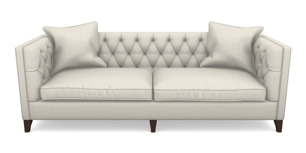 Product photograph of Haresfield 4 Seater Sofa In Easy Clean Plain - Chalk from Sofas and Stuff Limited