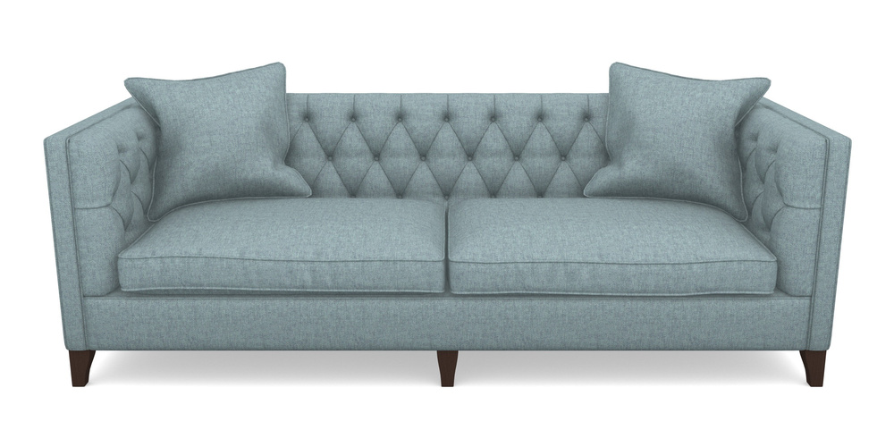 Product photograph of Haresfield 4 Seater Sofa In Easy Clean Plain - Polar from Sofas and Stuff Limited