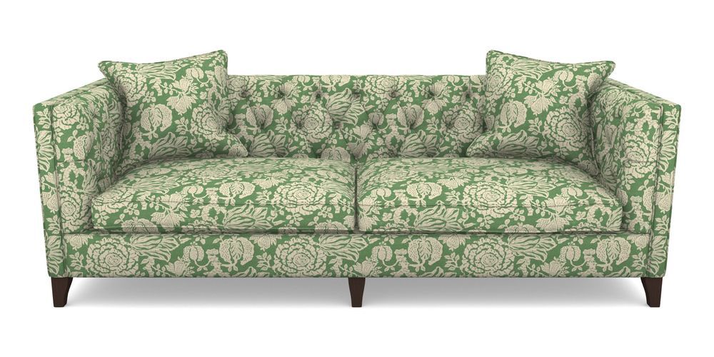 Product photograph of Haresfield 4 Seater Sofa In V A Brompton Collection - Flowering Kale - Basil from Sofas and Stuff Limited