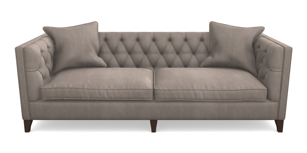 Product photograph of Haresfield 4 Seater Sofa In House Clever Velvet - Cocoa from Sofas and Stuff Limited