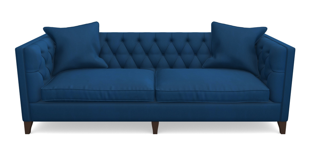 Product photograph of Haresfield 4 Seater Sofa In House Clever Velvet - Royal from Sofas and Stuff Limited