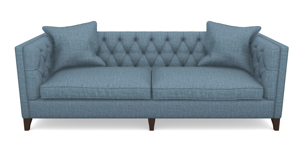 Product photograph of Haresfield 4 Seater Sofa In House Plain - Cobalt from Sofas and Stuff Limited