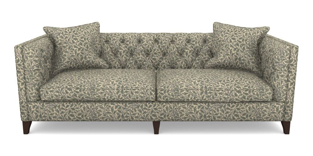 Product photograph of Haresfield 4 Seater Sofa In V A Drawn From Nature Collection - Oak Tree - Duck Egg from Sofas and Stuff Limited