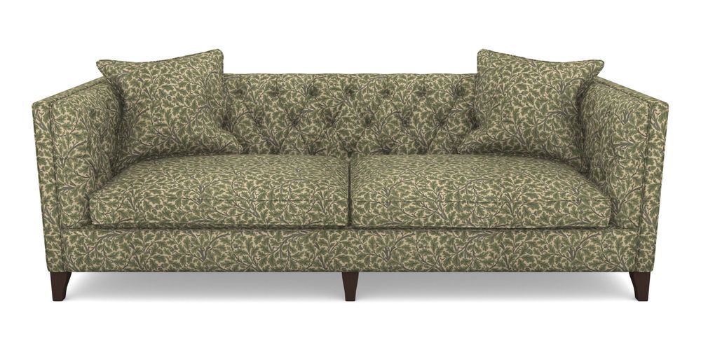 Product photograph of Haresfield 4 Seater Sofa In V A Drawn From Nature Collection - Oak Tree - Light Green from Sofas and Stuff Limited